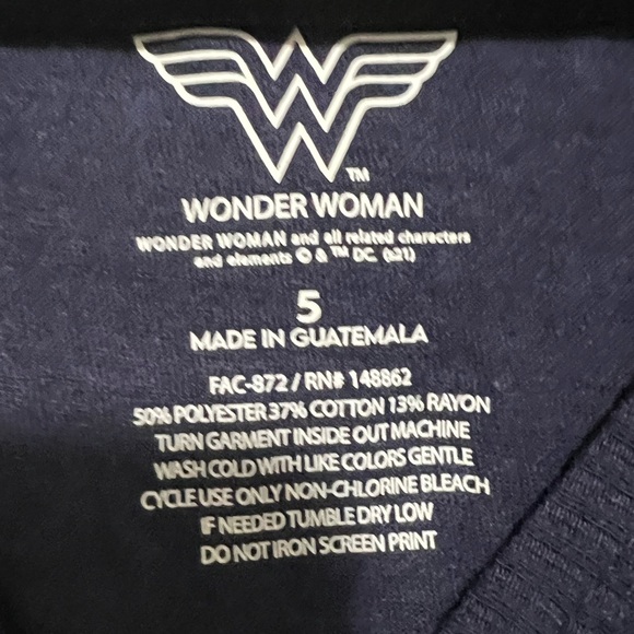 Torrid Strappy Top - Triblend Jersey DC Comics Wonder Woman NWT - Picture 8 of 9